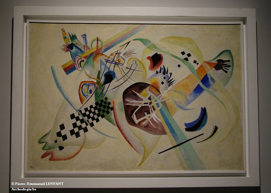 Wassily Kandinsky, Composition sur fond blanc, 1920