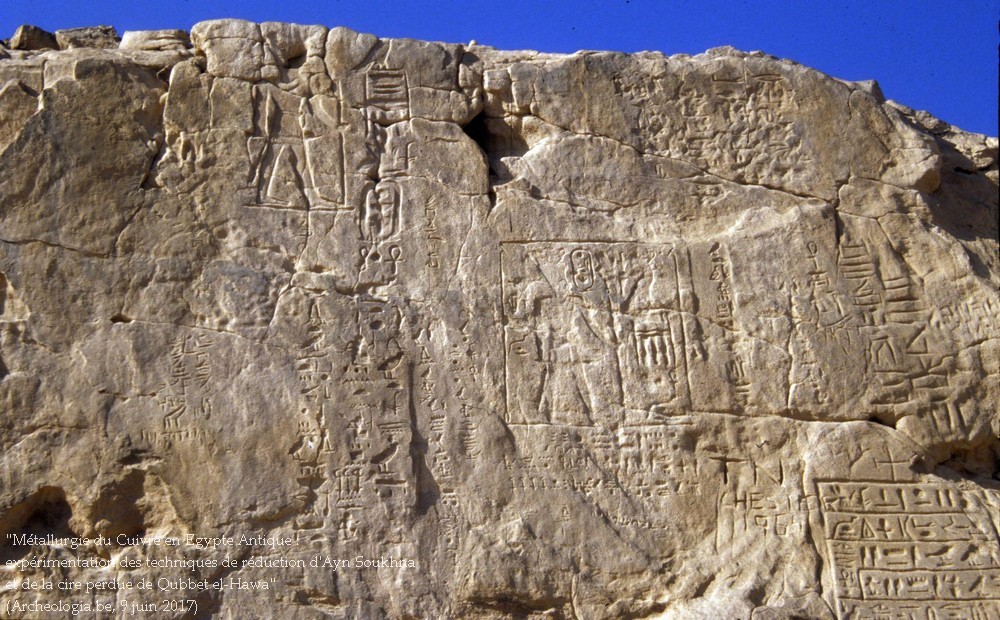 Inscriptions rupestres sur le site d’Ayn Soukhna